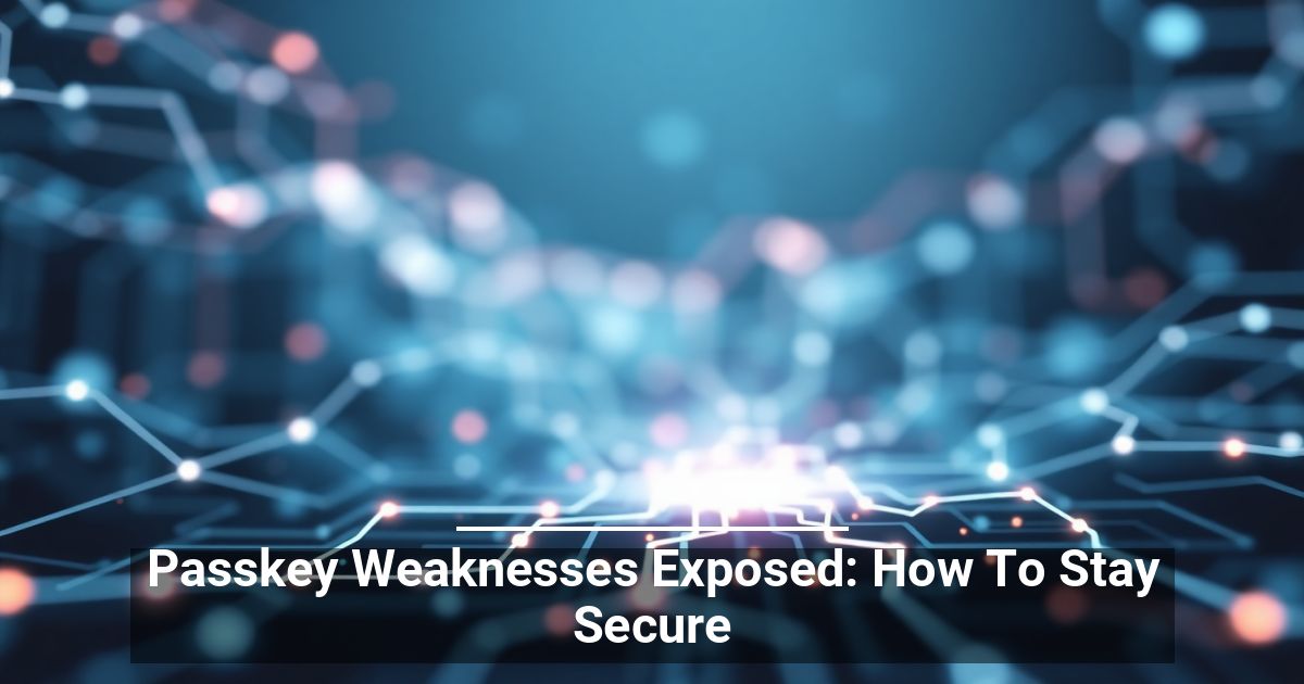Passkey Weaknesses Exposed: How To Stay Secure